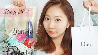 2015 4월 백화점 화장품 뷰티하울! (베네피트,디올,랑콤,뷰티블렌더) April Beauty Haul Makeup Tutorial