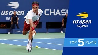 Roger Federer's Greatest US Open Shots