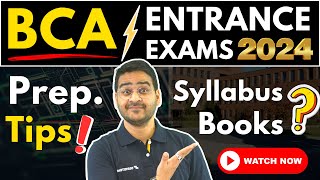 💥All About BCA Entrance Exams 2024? BCA Syllabus, Best Books, Tips! #BCA #BCA2024 #BCAEntranceExams