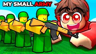 I Built the BIGGEST ARMY in Roblox Mini War…