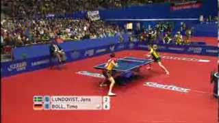 2012 WTTTC SWE-GER (2): Jens Lundquist - Timo Boll (full match|short form)