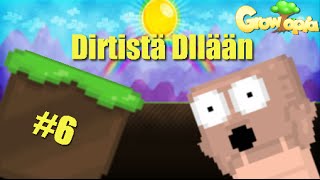 Growtopia - Dirtistä Dllään #6 | Dragon Gate Projekti Valmis!