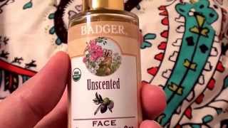 Badger Face Cleansing Oil for Sensitive Skin REVIEW CRUELTY FREE