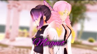 [MMD]Magnet/マグネットShinobu(胡蝶しのぶ) and Mitsuri(甘露寺蜜璃)[MOTIONDL]Kimetsu No Yaiba Demon Slayer(鬼滅の刃)