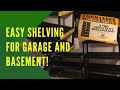 Easy Shelving for Basement or Garage - Commander 5 Tier Shelving Unit