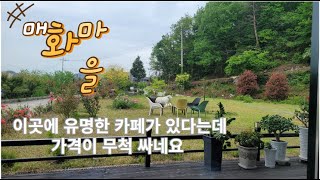 (하동카페) 섬진강변 매화축제마을 길목, 유명 카페와 단독주택, 원가에 많이 못 미치는 가격에 파신다네요