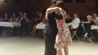 Ney Melo and Melina Mistral - Dancing 4/4 tango, argentine tango (2014-09-20 Tampere, Finland)