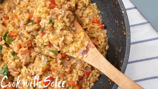 超好吃香腸肉饀燴意大利飯｜The Best Sausage Meat Risotto |  | 晚餐食譜 | Dinner Recipes | 燉飯 ｜rissotto