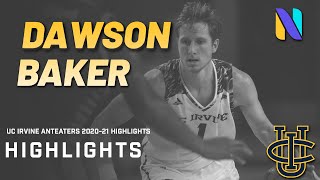 Dawson Baker UC Irvine Anteaters 2020-21 Highlights | Big West Freshman of the Year