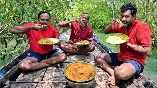 আজ মাতলা নদীতে বড়শি ফেলে দুপুরের খাওয়া-দাওয়া টা অসাধারণ ছিল!!!
