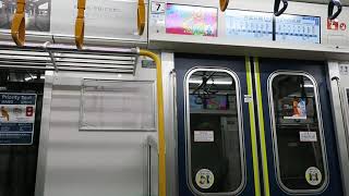 【都営の新型電子レンジ】６５００形(VVVF-SiC)　６５０２編成　車内案内表示器LCD　三田線