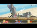 Super Smash Bros Wii U Online Battle Peach vs. Captain Falcon vs. Cloud