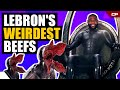 LeBron's WEIRDEST Beefs | Clutch #Shorts