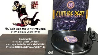 (Full song) Culture Beat - Mr. Vain (1993, Vain Mix 12" 45RPM) #audio #music #vinyl