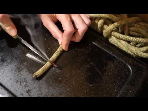 Cutting and Sealing a Nylon Rope Cutting and Sealing a Nylon Rope