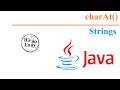 Java Strings: charAt() method