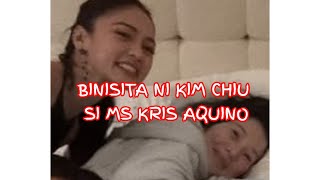 BINISITA NI KIM CHIU SI MS KRIS AQUINO #kimpau #kimchiu #krisaquino