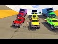 shinchan and franklin tried the colorful ramp spikes jump cars bikes plane parkour challenge gta 5