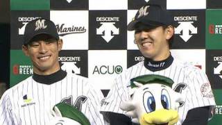 3月26日 ロッテ9-1日本ハム 成瀬と荻野のヒーローインタビュー