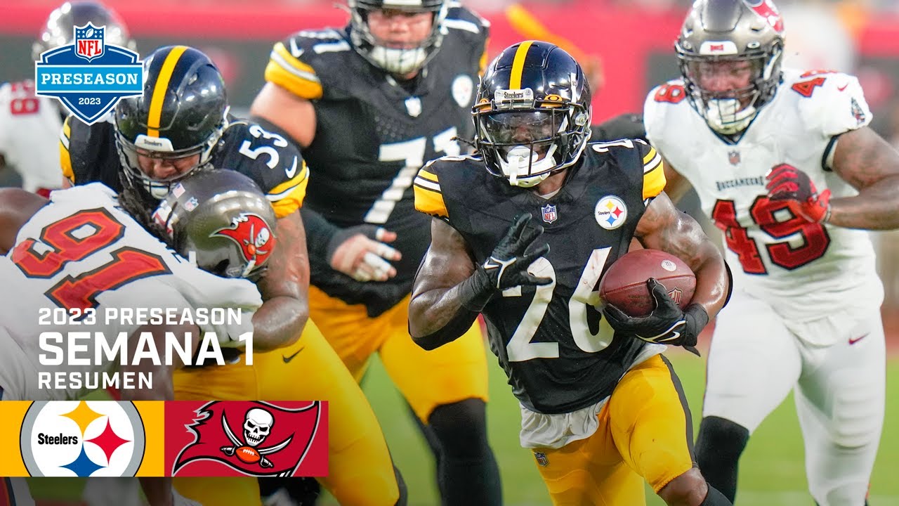 Pittsburgh Steelers Vs. Tampa Bay Buccaneers | Pretemporada NFL 2023 ...