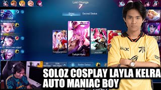 SOLOZ COSPLAY LAYLA KELRA🤯AUTO MANIAC BOY🤯