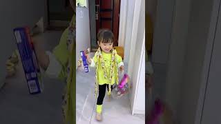 Dad Asked Daughter To Buy Cigarettes, But She Bought Toothpaste!#fatherlove #cutebaby #funny #family