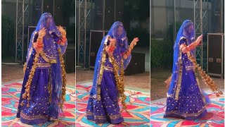 tere Karan mere Saajan 💙💙||newrajasthanidance||folkdance ||oldsong