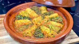 RECETTE RAMADAN 2025🌙 TAJINE DE CHOU FARCI À LA VIANDE HACHÉE 🇲🇦