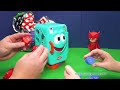 assistant plays phil the fridge game with pj masks and vampirina