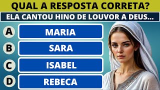 13 PERGUNTAS BÍBLICAS DESAFIADORAS QUE POUCOS SABEM - QUIZ BÍBLICO