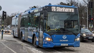 (Sweden) SL Bus Scania Citywide DC09 9.3L/ZF HGA 68F (7918)