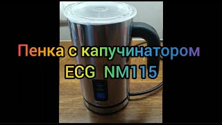 капучинатор ECG NM 115. Шикарная как облака пенка с молоко TERE без лактозы.