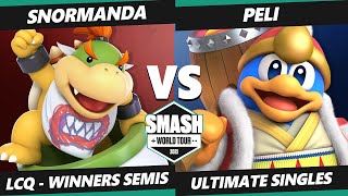 SWT Europe Online Qualifier Match - Peli (Dedede) Vs Snormanda (Bowser Jr.) SSBU Ultimate Tournament