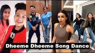 Dheeme Dheeme Song Dance TikTok | Best TikTok Dance Tony Kakkar, Jannat, Riyaz.14, Aashika Bhatia