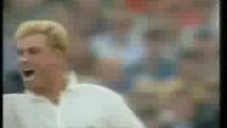 Shane Warne's Ball Of The Century to  Mike Gatting
