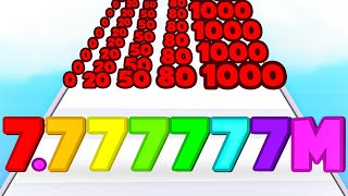 MAX LEVEL NUMBERS UNLOCKED in Number Merge Run!