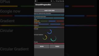 circular gradient on material design circular indeterminate progress bar