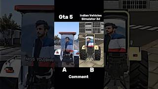 GTA 5 vs Indian vehicles simulator 3d #shorts #viral #gta5