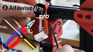 The best cheap or free Alfawise U30 Pro upgrades - re-modding my newest 3D printer