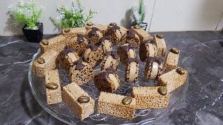 نوكا بريستيج #2 بالزنجلان و الكاناش سهلة التحضير و رائعة الشكل و المذاق Nougat-Ganache Prestige