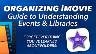 Understanding HOW TO ORGANIZE and FIND VIDEOS in your iMOVIE EVENTS and LIBRARIES!