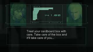 Pliskin's Cardboard Box - MGS2