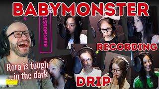 vocal queens!!! BABYMONSTER - 'DRIP' RECORDING BEHIND reaction