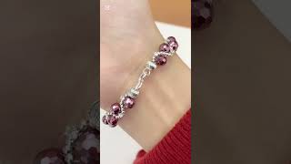 Diy Cute Beaded Bracelet Making | Pearl, Crystal and Stones Bracelet #beadedbracelet #handmade