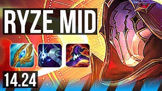 RYZE vs LEBLANC (MID) | NA Master | 14.24