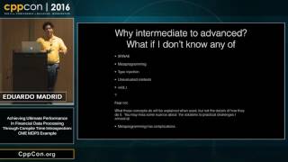 CppCon 2016: "Achieving performance in financial data processing through compile time introspection"