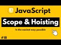 JavaScript Hoisting & Scope Explained Simply 🚀 | Beginner-Friendly Guide