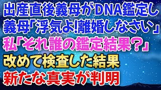 【スカッとする話】出産直後、義母がDNA鑑定書を突きつけ「誰の子を産んだの！？不倫したわね！離婚して慰謝料よこせ！」私「逆です」義母「は？」→衝撃の事実を知った義母は【修羅場】