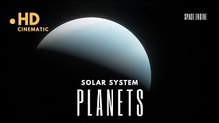 SPACE ENGINE | SOLAR SYSTEM PLANETS | RELAXING TRAVEL | 2K HD