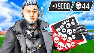 CRYPTO 44 KILLS AND 9000 DAMAGE WAS WAS ABSOLUTELY INSANE IN TWO GAMES (Apex Legends Gameplay)